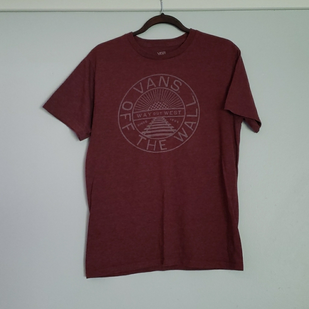 Red Vans logo tshirt